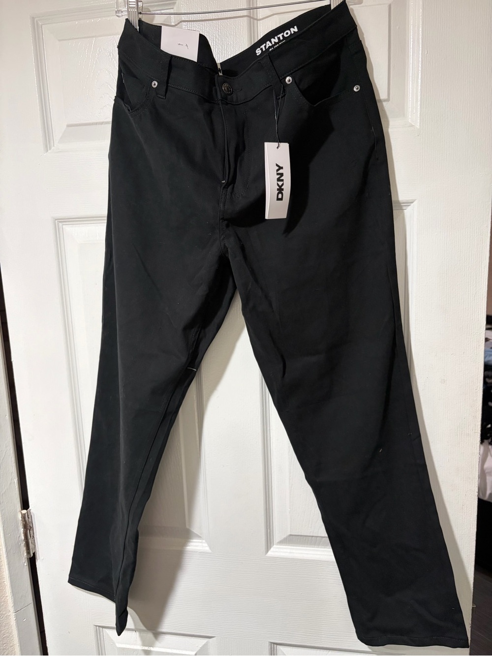 DKNY Men’s Black Stanton Chinos